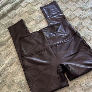 Jane and Bleecker Black Faux Leather Leggings